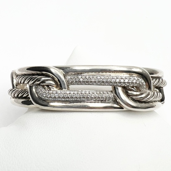 David Yurman Labyrinth Link Bracelet w/ Diamonds - Picture 3 of 15
